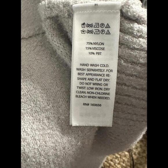 Rachel Zoe super soft grey open cardigan sweater Size XL - Picture 5 of 5